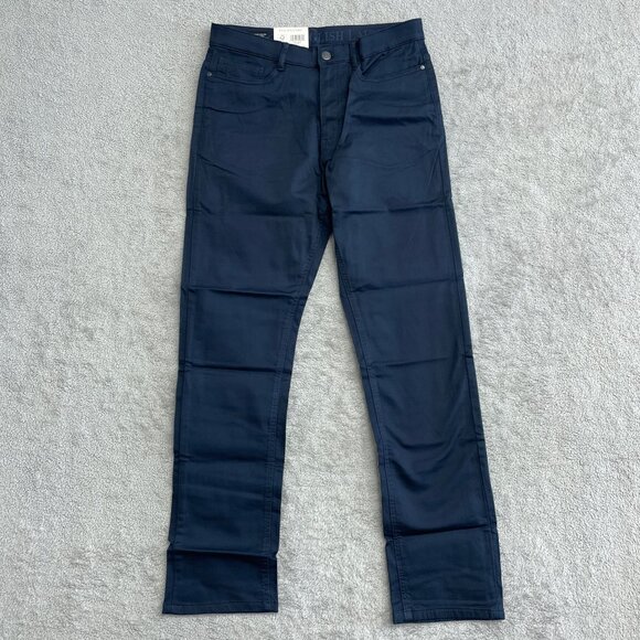 NEW English Laundry Men's 30x32 Straight Fit 5 Pocket  Pants Blue - Picture 2 of 8